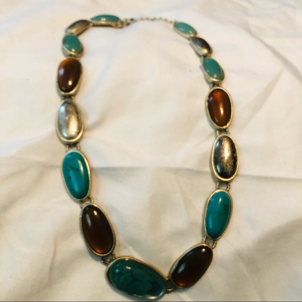 Statement Gemstone Necklace - Picture 5 of 9